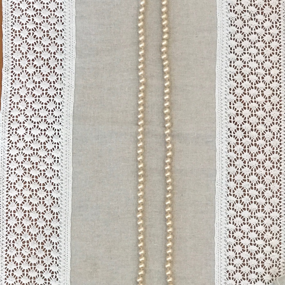 Vintage 1960’s Prestige glass pearls 54”extra long - Picture 5 of 13